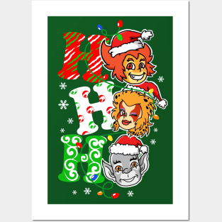 Ho ho ho cats Posters and Art